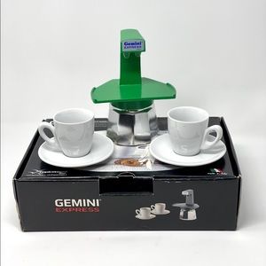 New Gemini Express Espresso Maker Green 
